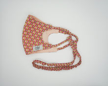 Load image into Gallery viewer, Geometric pink face covering