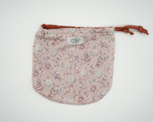 Load image into Gallery viewer, Soft pink flower cotton face covering set