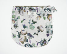 Load image into Gallery viewer, Green & grey flower face covering set
